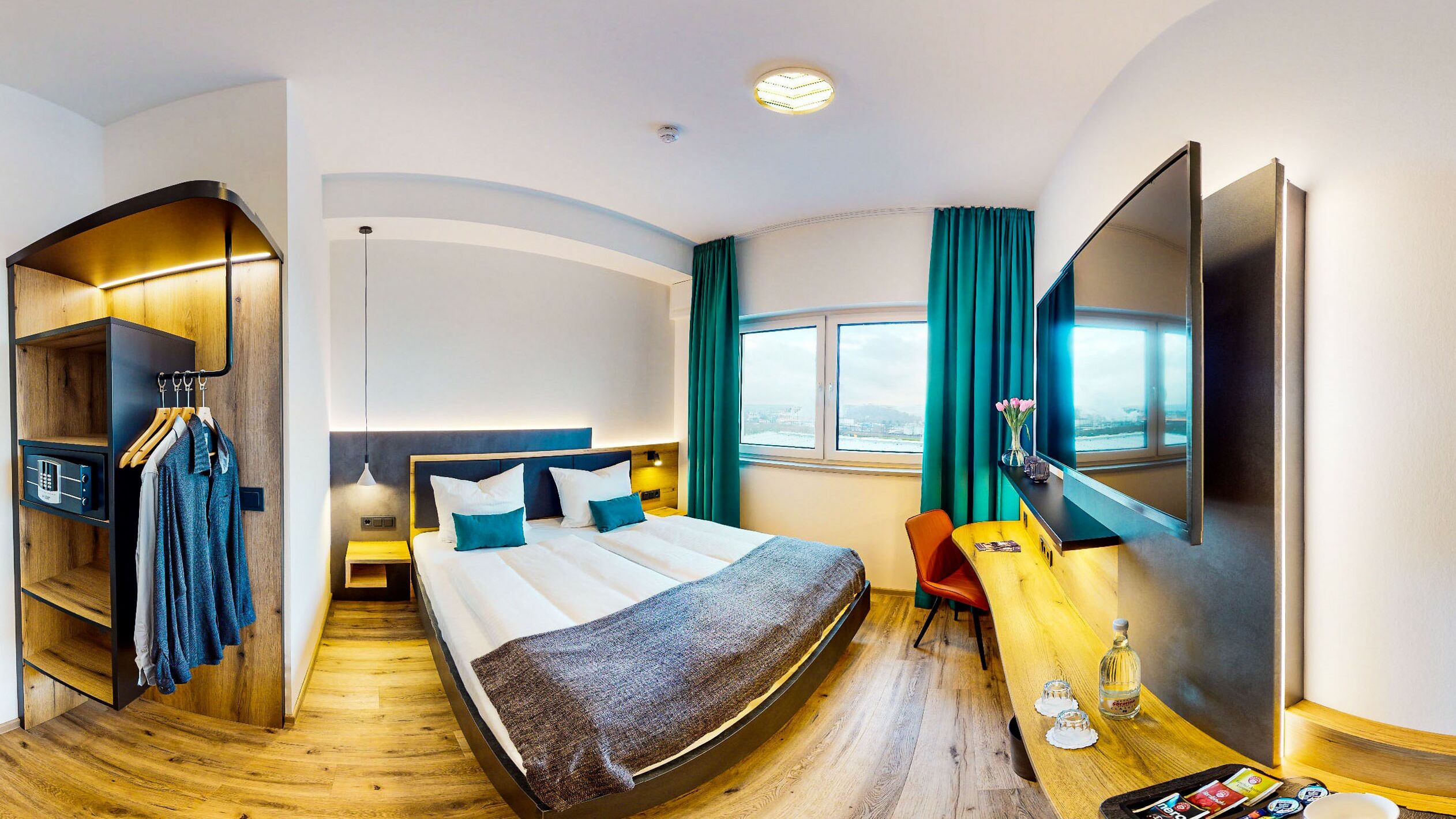 Standardzimmer – Blick auf Fulda